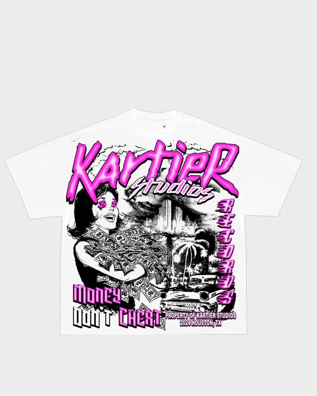 Money Don’t Cheat Records Pink Shirt