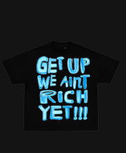 Load image into Gallery viewer, Black Unc Blue Get Rich Canvas Shirt
