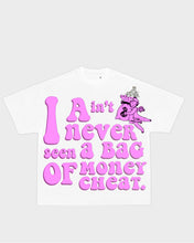 Load image into Gallery viewer, White Money Over Love Heart Shirt
